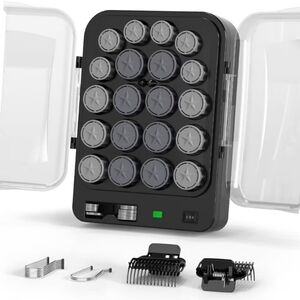 20 Hot Roller Set with Clips 2 Heat Settings Includes 1 1/8", 1" & 11/16" 120V